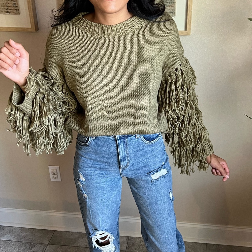 Sweater olive green